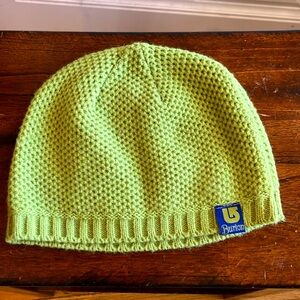 Burton Women’s green knit beanie